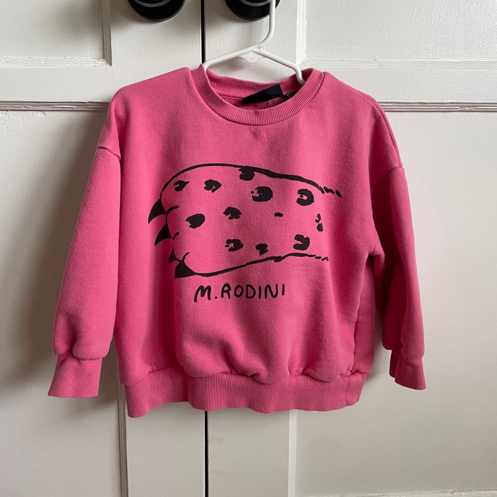 Mini Rodini Pink Sweatshirt age 4-5